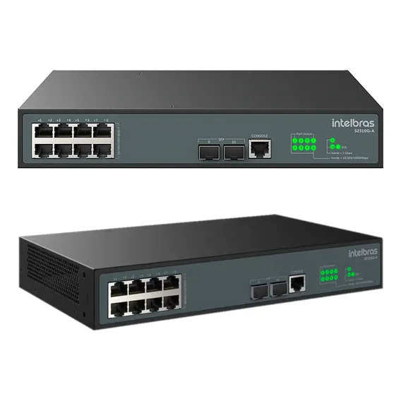 Switch Intelbras Gerenciavel S2310g-a 8p Gigabit + 2p Sfp Foto 1