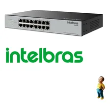 Switch Intelbras S1016G Switch série rede Foto mini 2
