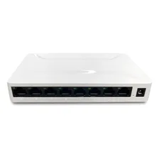 Switch Rede Rj45 8 Portas Rj45 10/100/1000 Divisor Internet Foto mini 3
