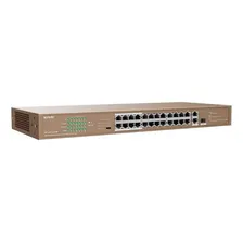 Switch Tenda 26 Portas Fast + 24 Portas Poe Tef1126p-24-250w Foto mini  3