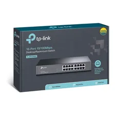 Switch TP-Link TL-SF1016DS 16 Portas Fast 10/100mbps Desktop Rackmount Foto mini 1