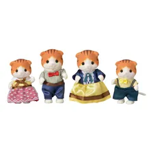 Sylvanian Families Bonecos FamÃlia Dos Gatos Castanhos Epoch Foto mini 2