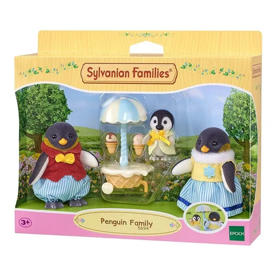 Sylvanian Families Família Dos Pinguins 2023 Foto 1
