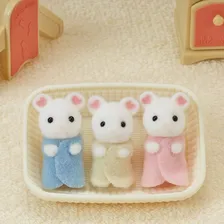 Sylvanian Families Trigêmeos Rato Marshmallow 5337 Epoch Foto mini  3