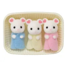 Sylvanian Families Trigêmeos Rato Marshmallow 5337 Epoch Foto  mini 1