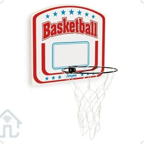Tabela Basquete Infantil Com Aro Reforçado Madeira Cesta Foto 1