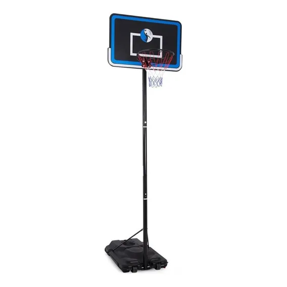 Tabela Cesta Basquete M贸vel Profissional Em A莽o Cesta Preto Foto 1