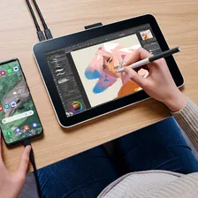 Tablet gráfico Wacom One Pen Display 12 DTC121w0a1 Foto mini  3