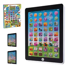 Tablet Infantil Interativo Bilingue Crianças Branco Foto mini  2