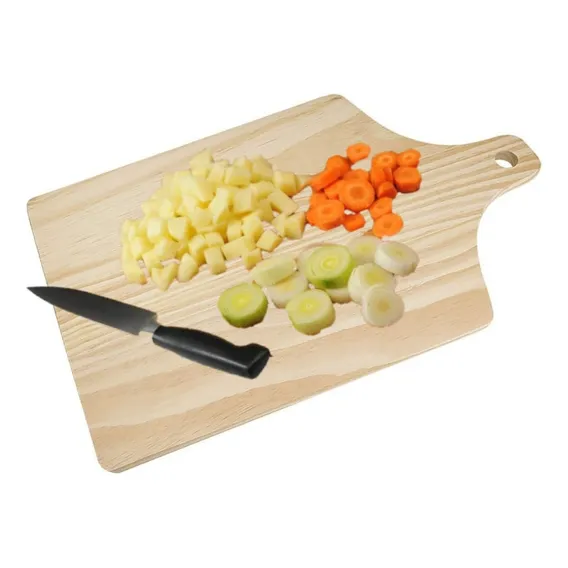 Tabua 50x30cm Madeira Para Churrasco Liquidação Black Friday Cor Marrom Pinus Foto 1