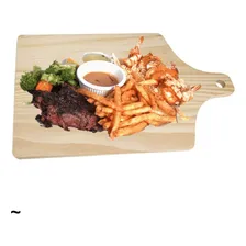 Tabua 50x30cm Madeira Para Churrasco Liquidação Black Friday Cor Marrom Pinus Foto mini  3