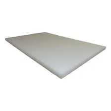Tabua Chapa Carne Corte Açougue 50x40cm 15mm Cor Branco Lisa Foto mini 1