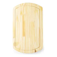 Tábua Churrasco Oval Madeira Pinus Tábua Corte 45 Cm Foto mini 1