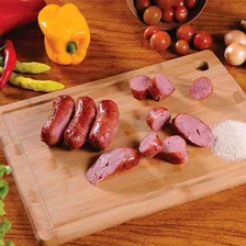 Tabua Corte Carne Madeira Bambu Churrasco Cozinha Mor 25x35 Cor Marrom Tabua corte carne madeira bambu churrasco cozinha mor 25x35c Foto mini 3