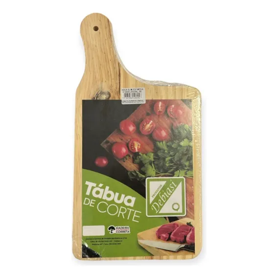 Tábua Cozinha Em Madeira Cabo Lateral 1,5x33,5x17cm- Debiasi Foto 1