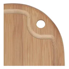 Tabua De Bamboo Oval 33x23cm Mor Foto mini 4