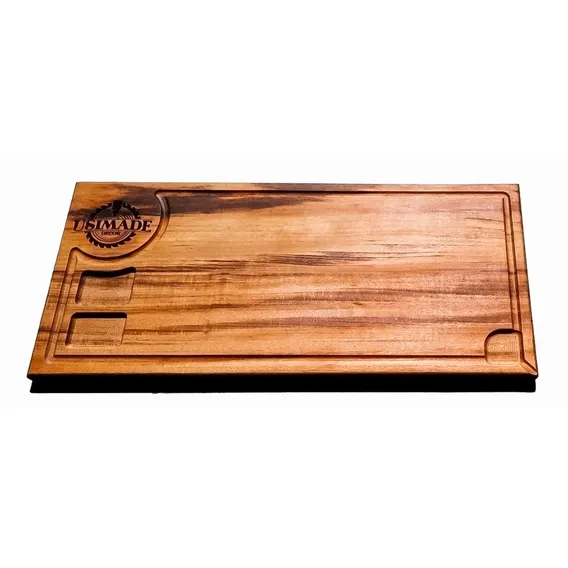 Tábua De Carne Corte Personalizada Tamanho Grande 55x27 Cor Marrom Tabua churrasco Foto 1