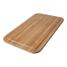 Tabua De Carne Madeira Bambu Churrasco Grande 50 X 30cm Mor Foto  mini 1