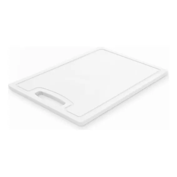 Tábua De Corte Branca Antibactericida Polietileno 33cm Foto 1