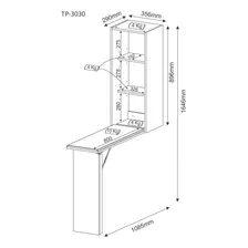 Tábua De Passar Roupa Retrátil Tp3030 Branco Foto mini 4