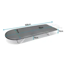 Tabua Mesa Passar Roupa Utilaço Portátil Dobrável Cama Porta Ferro Foto mini 3