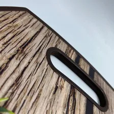 Tábua Oval Estampada Para Corte Plástico Resistente Cor Limão Foto mini  2