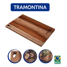 Tabua Para Churrasco Em Madeira Maciça Tramontina Rost Foto mini 1