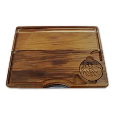 Tábua Para Churrasco Personalizada Com Bandeja Bandeinox Foto mini  3
