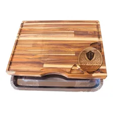 Tábua Para Churrasco Personalizada Com Bandeja Bandeinox Foto mini  2