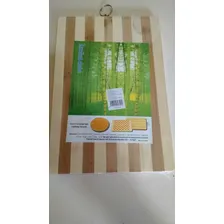 Tábua Para Corte De Carnes Listrada Em Bambu 30x20 Cozinha Cor Marrom Foto mini 3