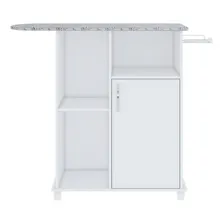 Tábua Passar Roupa Estante Branco Florence Elegância Notável Móveis Foto mini 1