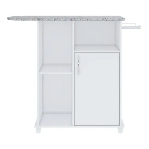 Tábua Passar Roupa Estante Branco Florence Elegância Notável Móveis Foto 1