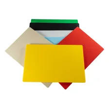 Tábua Placa De Polietileno Carnes 50x30 Espessura 10mm Cor Vermelho Foto mini 4