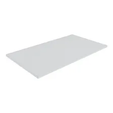 Tábua Placa Polietileno Carnes Açougue 50x30cm Espessura 8mm Cor Branco Retangular Foto  mini 1