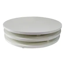 Tabuleiro Cake Board Redondo Em Mdf Para Bolo Doces 55 Cm Cor Branco Foto mini 2