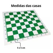 Tabuleiro De Xadrez Damas 46x46cm Napa Grande Dobrável 46cm Foto mini 2