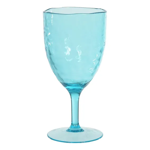 Taca Acrilico 400ml Martelado (azul) Florarte Foto 1