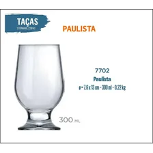 Taça Cerveja Paulista 300ml Artesanal Pilsen Premium Ipa Foto mini 1