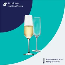 Taça Champagne Cristal, Taça Champanhe, Ruvolo 200ml Foto mini 4