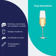 Taça Champagne Cristal, Taça Champanhe, Ruvolo 200ml Foto mini 3
