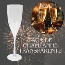 Taça Champanhe Espumante Acrílico 180ml Transparente Premium Foto mini 2
