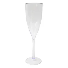Taça Champanhe Espumante Acrílico 180ml Transparente Premium Foto mini 1