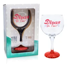 Taça Gin Vidro Divas Gin Time 600ml Foto mini 1