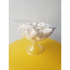 Taça Inclinada Grande Acrílica Para Doces Doceira Cristal Foto mini  2