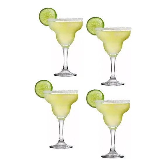 Taça Margarita Vidro Jogo Kit Conjunto 4 Peças 335ml Nadir Foto 1