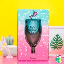 Taça Na Caixa Para Presente Amiga Pra Vida Toda 300ml Vidro Foto mini  2