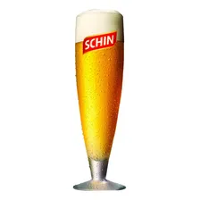 Taça Nova Schin 380ml Copo De Vidro Para Cerveja Foto  mini 1