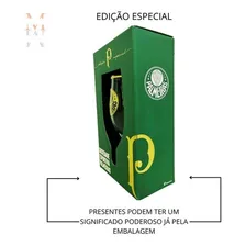 Taça Palmeiras Vinho Vidro Luxo 330ml Brasfoot Chop Cor Transparente Foto mini 2