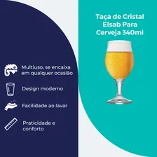 Taça para Cerveja, Taça de Cristal, Ruvolo 340ml Foto mini 3