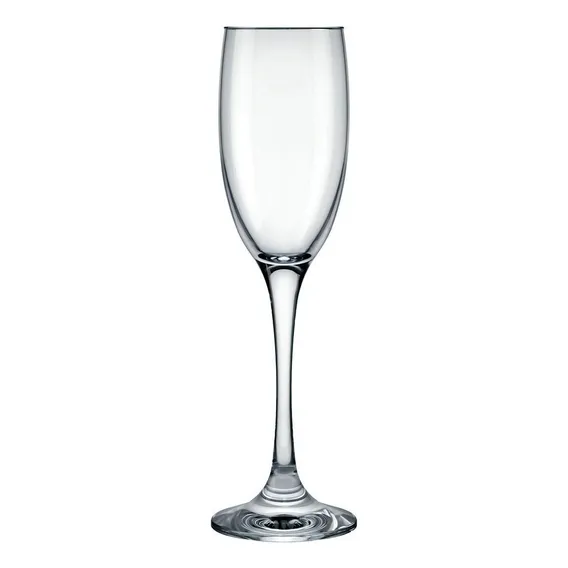 Taça Para Champanhe De Vidro Clássica 190ml Barone Foto 1